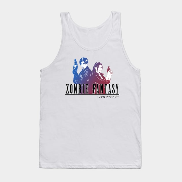 Zombie Fantasy Tank Top by Cattoc_C